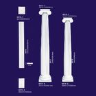 Colonnes romaines décoratives de polyuréthane allumées épousant le décor à la maison de pilastre