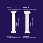 Colonnes romaines concrètes de forme ronde/colonnes d'architecture avec la conception de marbre de luxe