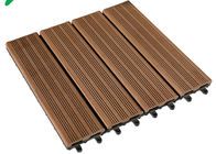 Anti plancher composé en plastique en bois ultra-violet, plancher durable de PE d'extrusion de Co pour l'extérieur