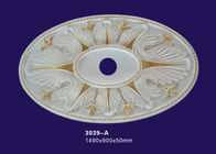 Or dessinant le disque artistique de médaillon/lampe de plafond de polyuréthane pour la décoration de plafond