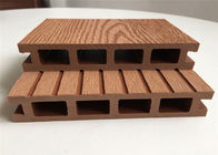 Plancher composé en plastique en bois de vinyle extérieur/bois composé creux de Decking