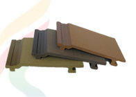 Anti revêtement UV de mur de WPC, feuille composée en plastique en bois avec la texture en bois