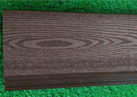 Anti revêtement UV de mur de WPC, feuille composée en plastique en bois avec la texture en bois
